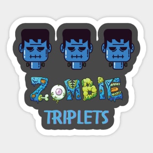 Zombie Triplets T-shirt Sticker